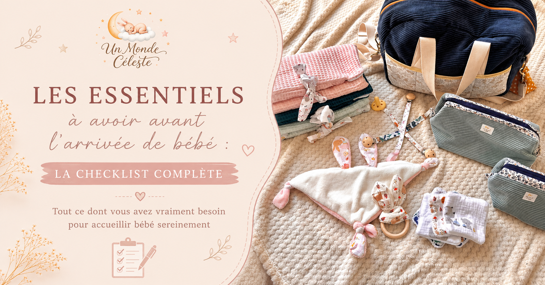 Les essentiels à avoir avant l'arrivée de bébé : la checklist complète