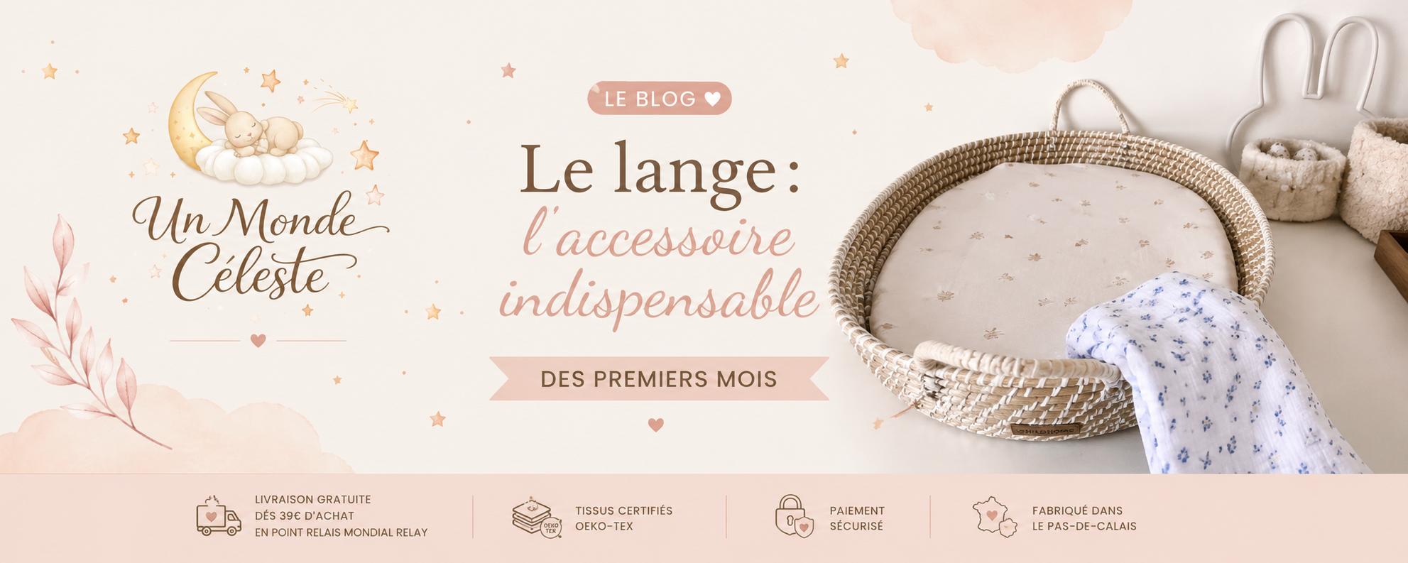 Le lange : l'accessoire indispensable des premiers mois
