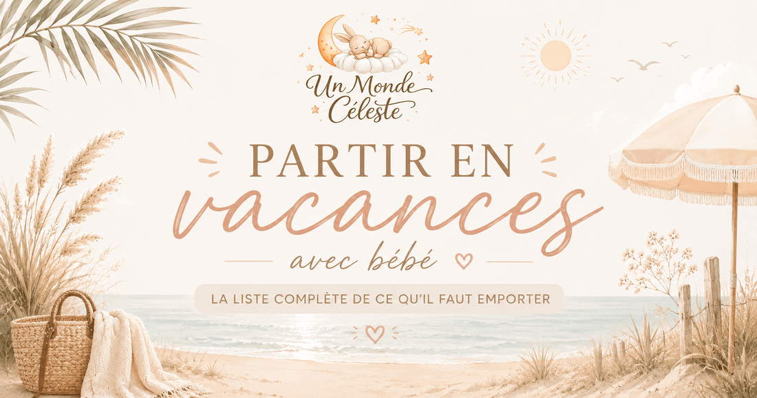 Partir en vacances avec bébé : la liste complète de ce qu'il faut emporter