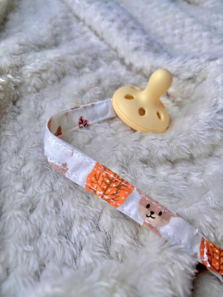 Attache-tétine artisanale lavable machine bébé fait main