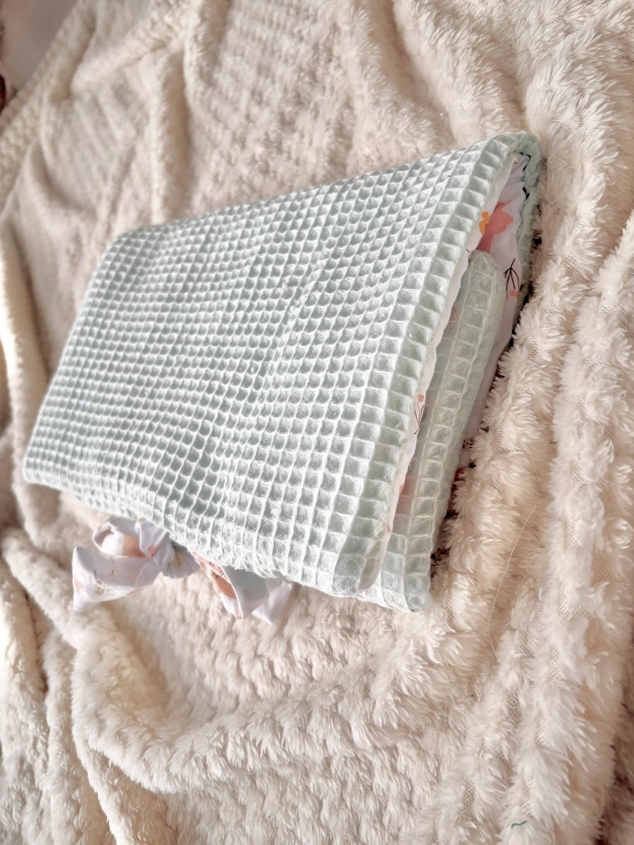 Tapis à langer bébé lavable machine fait main artisanal