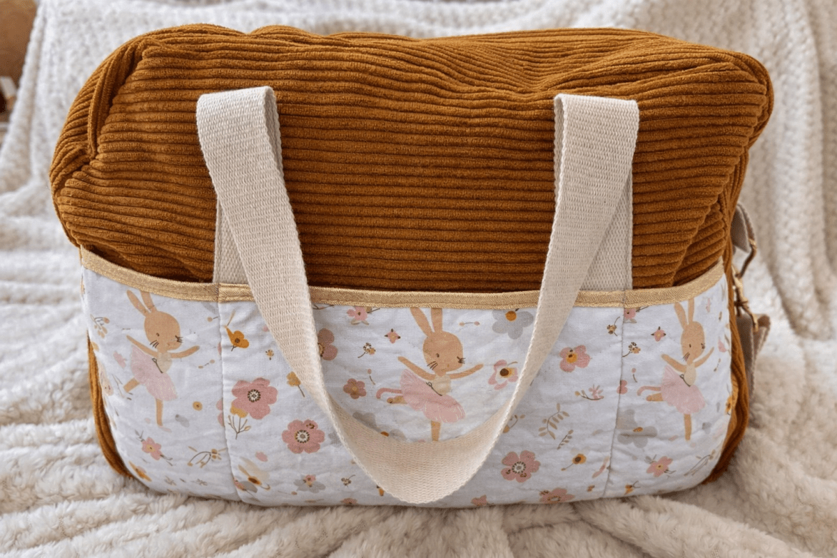 Sac à langer bébé artisanal tissu certifié Oeko-Tex – Un Monde Céleste