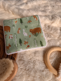 Cotons lavables bébé - Balade en forêt