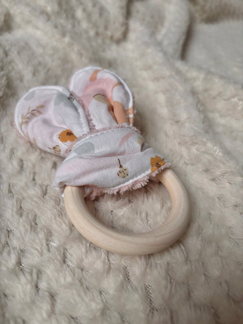 Anneau de dentition artisanal bébé, naturel et sécurisé