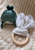 Anneau de dentition artisanal bébé, naturel et sécurisé