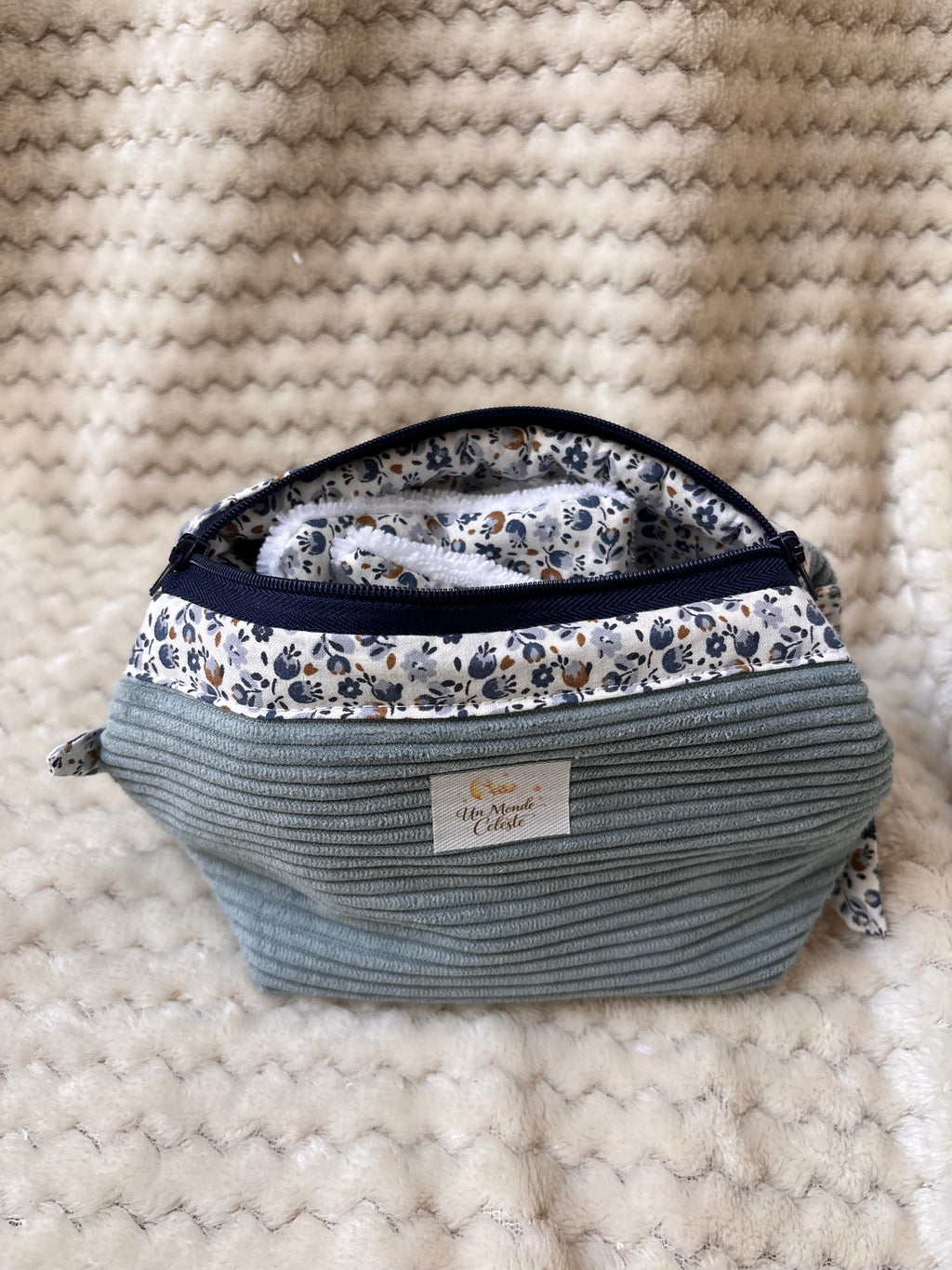 Coffret cadeau naissance maman bébé assorti fait main France