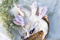 Coffret naissance fait main "Ballet céleste"