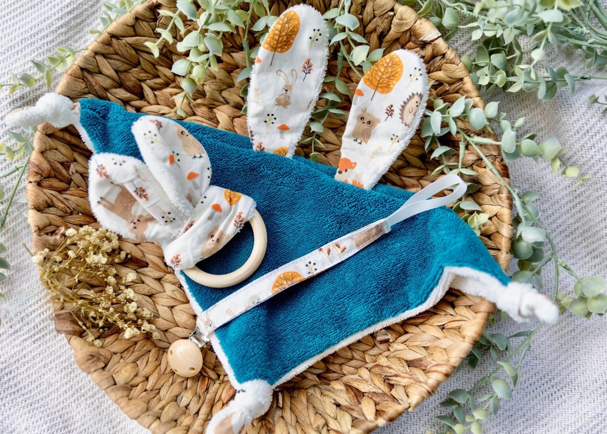 Coffret naissance fait main "Promenade d'automne"