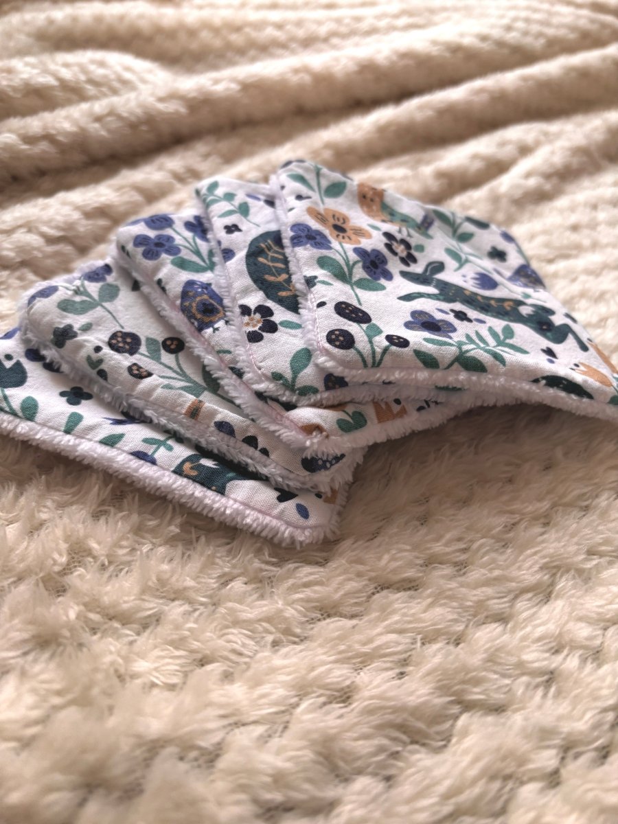 Cotons lavables bébé faits main collection Foret stellaire – Un Monde Céleste