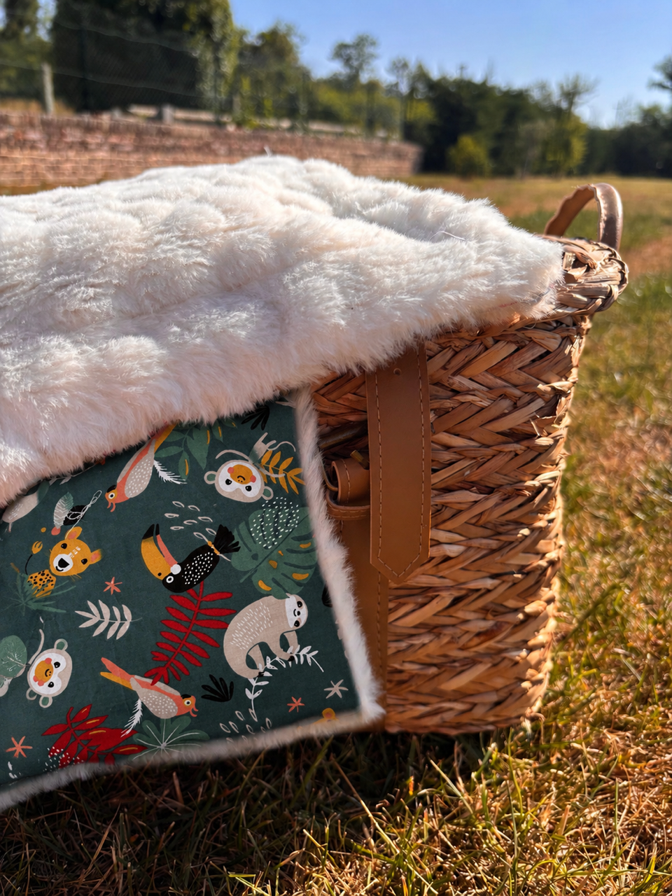 Couverture double-face (coton & doudou)