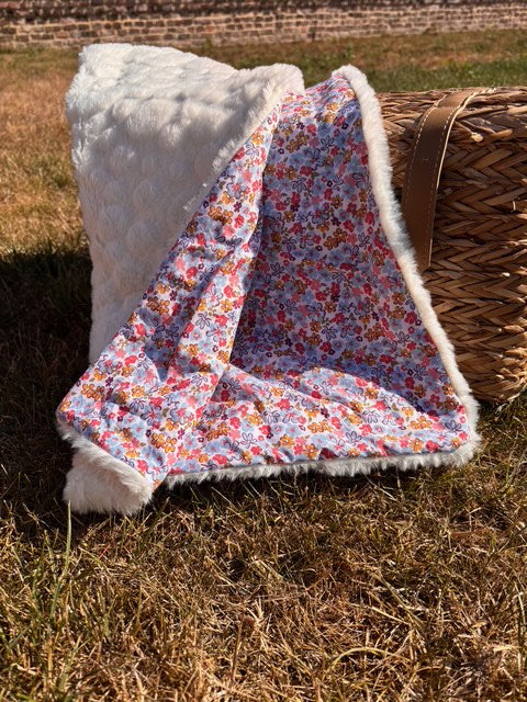 Couverture double-face (coton & doudou)