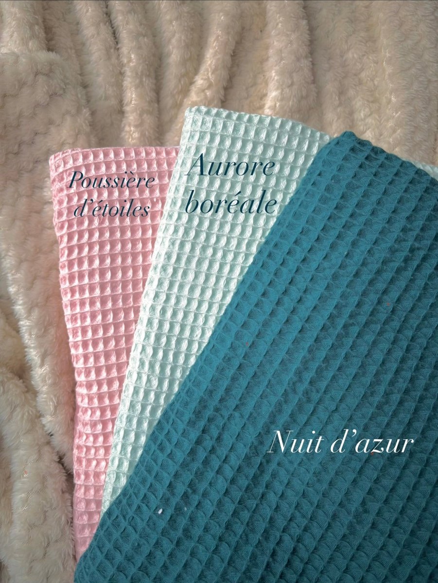Tapis à langer nomade fait main 